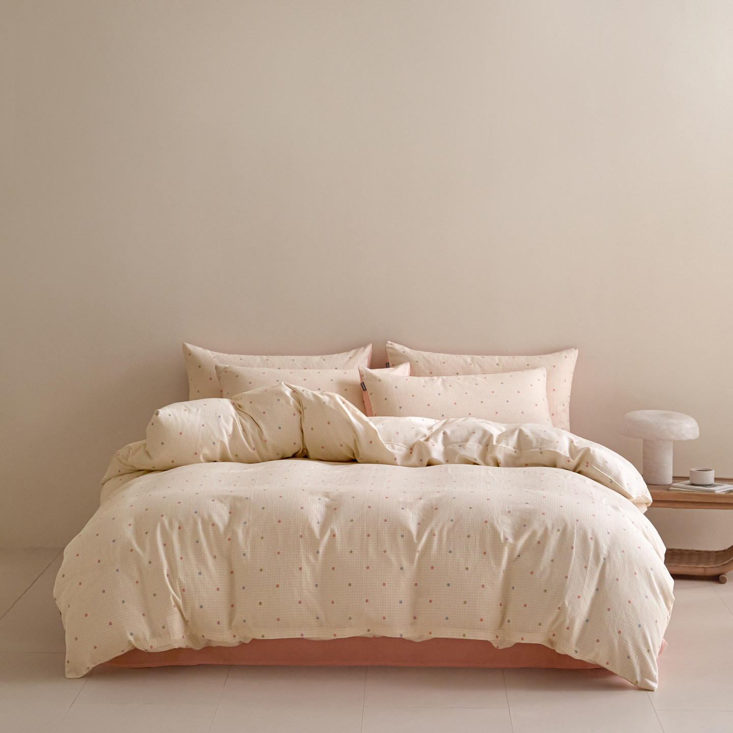 A类母婴裸睡ins纯棉全棉双层纱床单四件套日式床笠奶油风色织水洗,床上用品,床品套件/四件套/多件套,淘宝优惠券,粉丝福利购,淘宝优惠卷