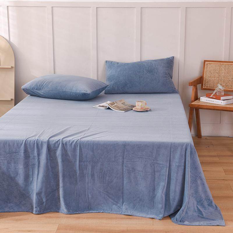 牛奶绒床单冬季加绒单件珊瑚绒加绒毛绒毛毯宿舍单人学生三件套冬,床上用品,床单,淘宝优惠券,粉丝福利购,淘宝优惠卷