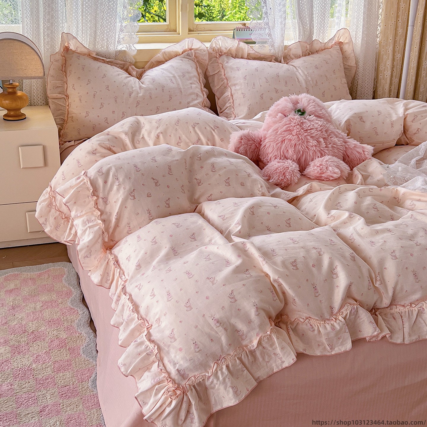 2025新款全棉四件套纯棉床单被套