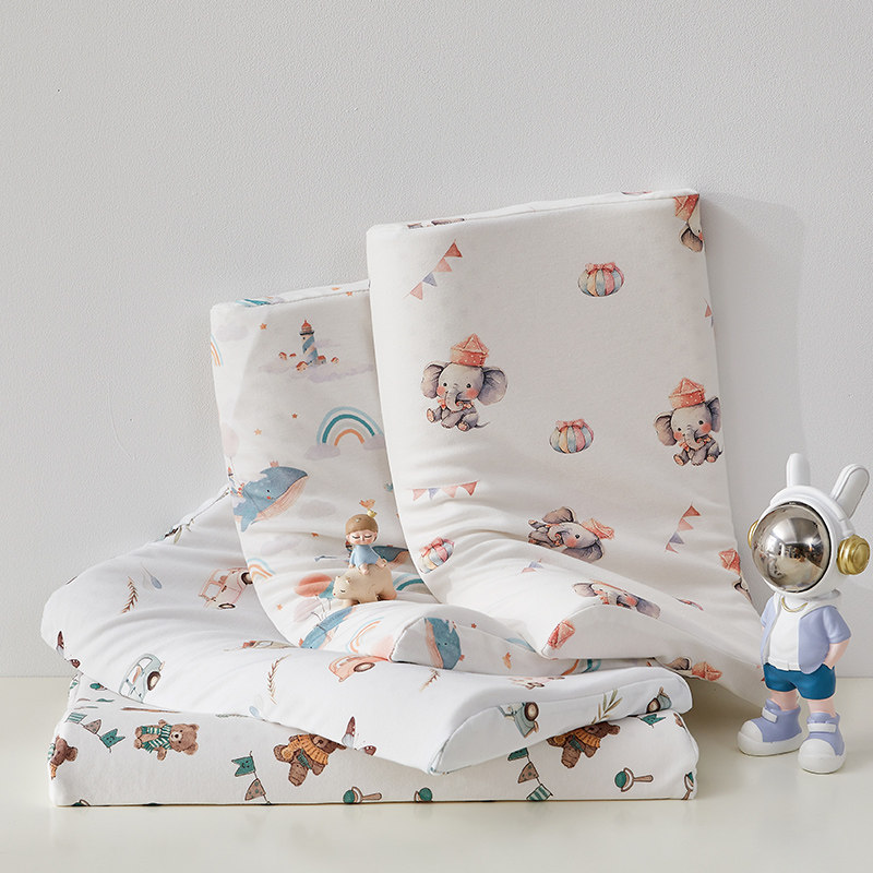 卡通儿童乳胶枕头家用低薄护颈椎助睡眠泰国进口幼儿园宝宝枕芯女,床上用品,乳胶枕,淘宝优惠券,粉丝福利购,淘宝优惠卷