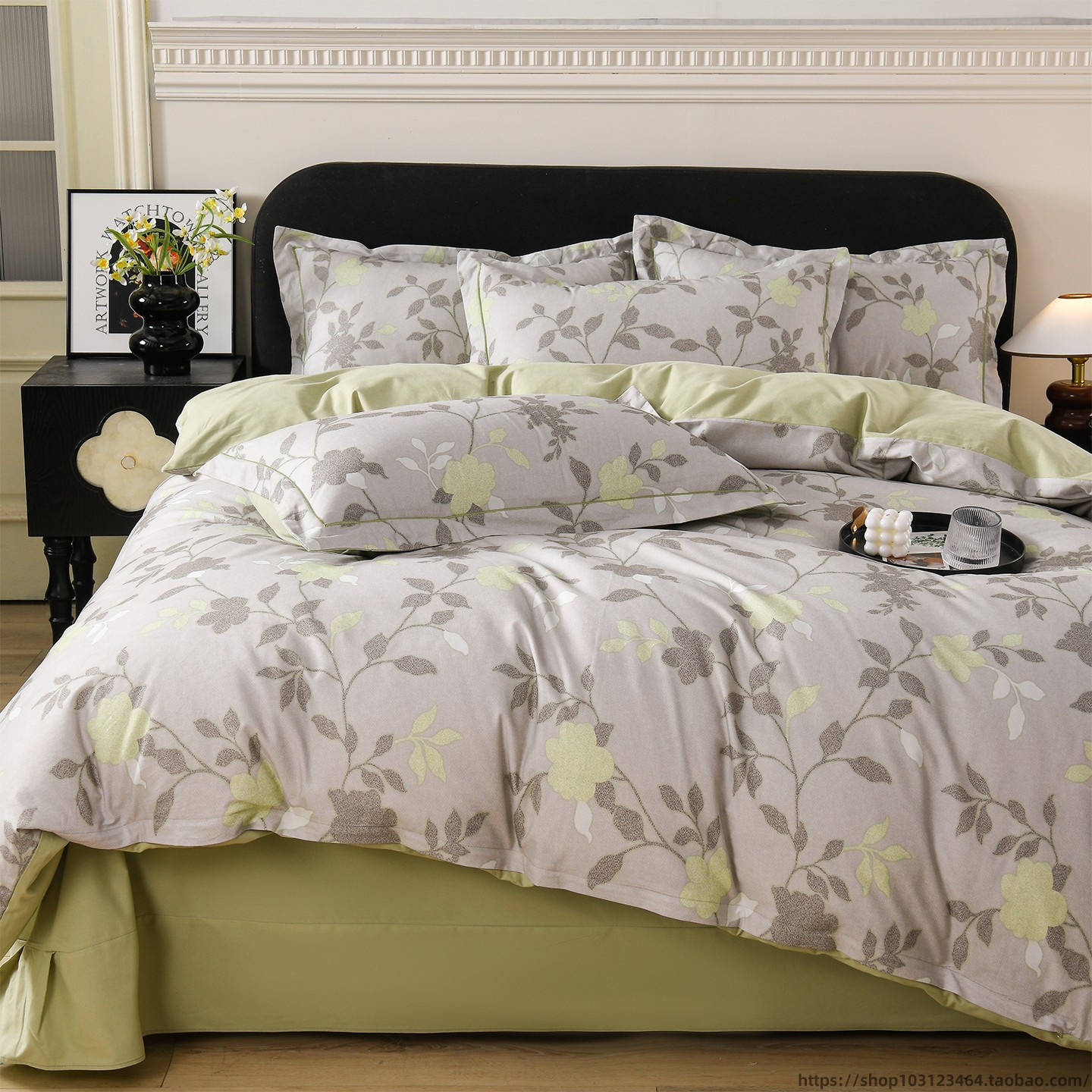 2025新款全棉磨毛四件套纯棉被套