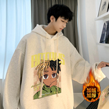 加绒加厚重磅欧美式hiphop嘻哈潮牌印花连帽卫衣外套W582-P50，男装卫衣，电商A486