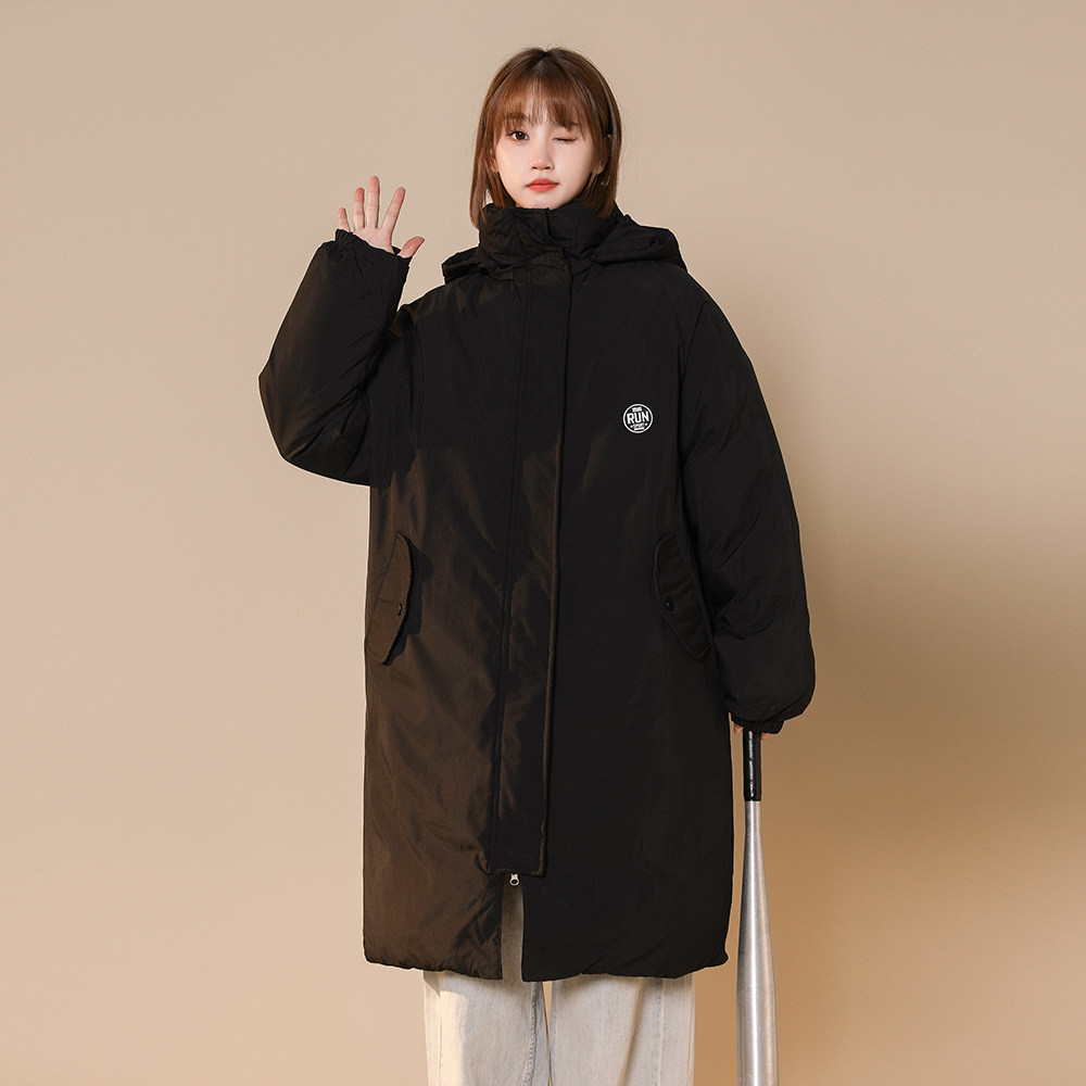 2024冬装新款韩版中长款情侣棉衣外套加厚连帽棉服女Y1803-P120,女装棉衣/棉服,电商A486