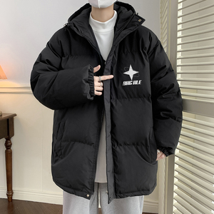 2023冬装新款韩版港风宽松棉衣外套加厚保暖连帽棉服 Y6001-P85图片