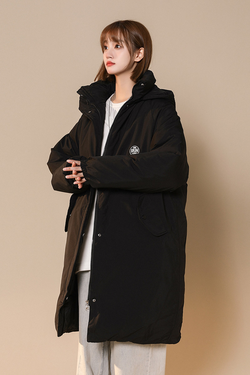 2024冬装新款韩版中长款情侣棉衣外套加厚连帽棉服女Y1803-P120,女装棉衣/棉服,电商A486