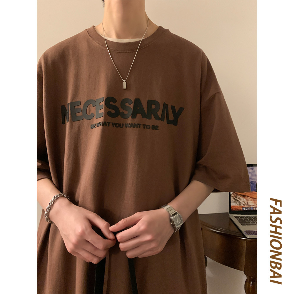 重磅纯棉直播有280克美式潮牌硅胶立体印花宽松短袖t恤T596-P25,男装T恤,电商A486