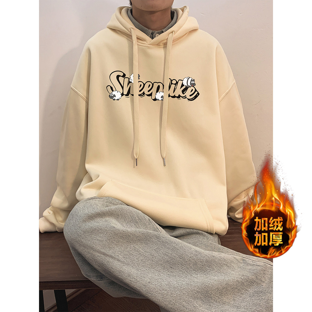 加绒加厚重磅欧美式hiphop嘻哈潮牌印花连帽卫衣外套W576-P50,男装卫衣,电商A486