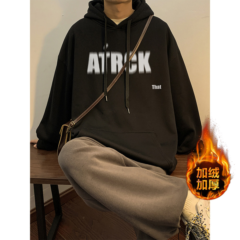 加绒加厚重磅欧美式hiphop嘻哈潮牌印花连帽卫衣外套W268-P50,男装卫衣,电商A486