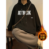 加绒加厚重磅欧美式hiphop嘻哈潮牌印花连帽卫衣外套W268-P50，男装卫衣，电商A486