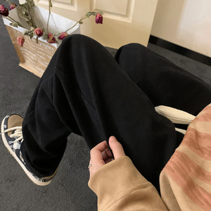 美式高街ins男女潮牌宽松直筒复古水洗牛仔裤做旧黄泥裤K6621-P50图片