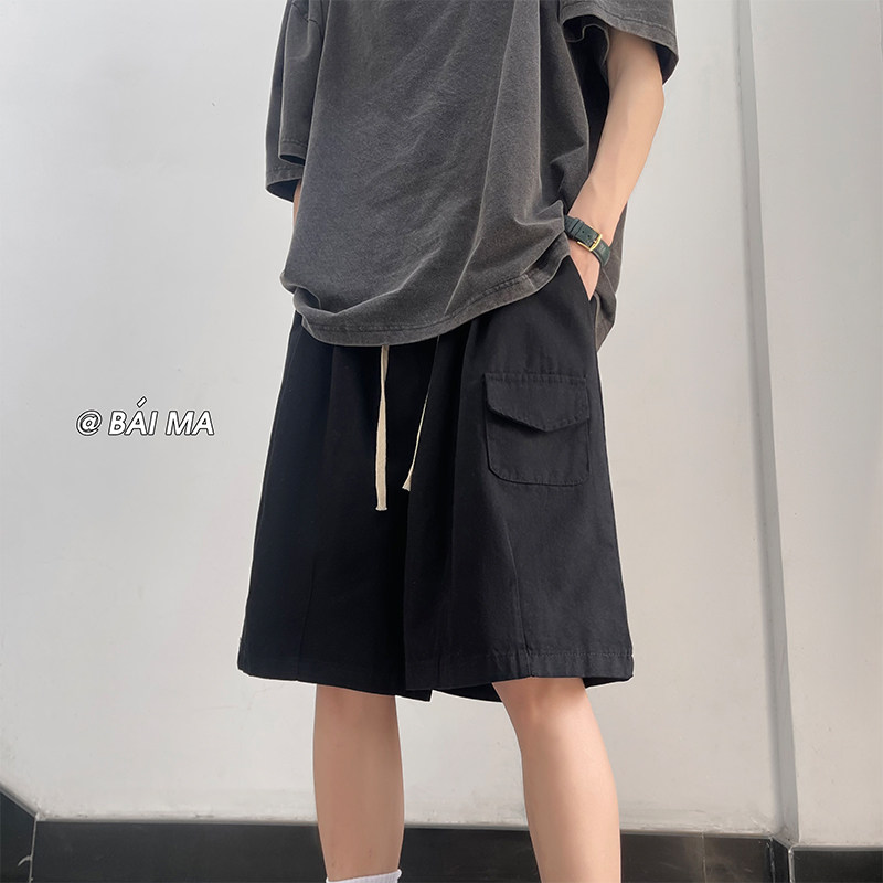 欧美式高街潮男中裤工装休闲短裤夏季潮流宽松五分裤D2119-P40,男装休闲裤,电商A486