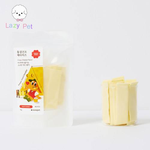 韩代宠物高适口性切达奶酪脆冻干