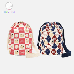 「Lazy Pet」韩国LORENZ×kinikini宠物可爱印花纯棉妈咪收纳包