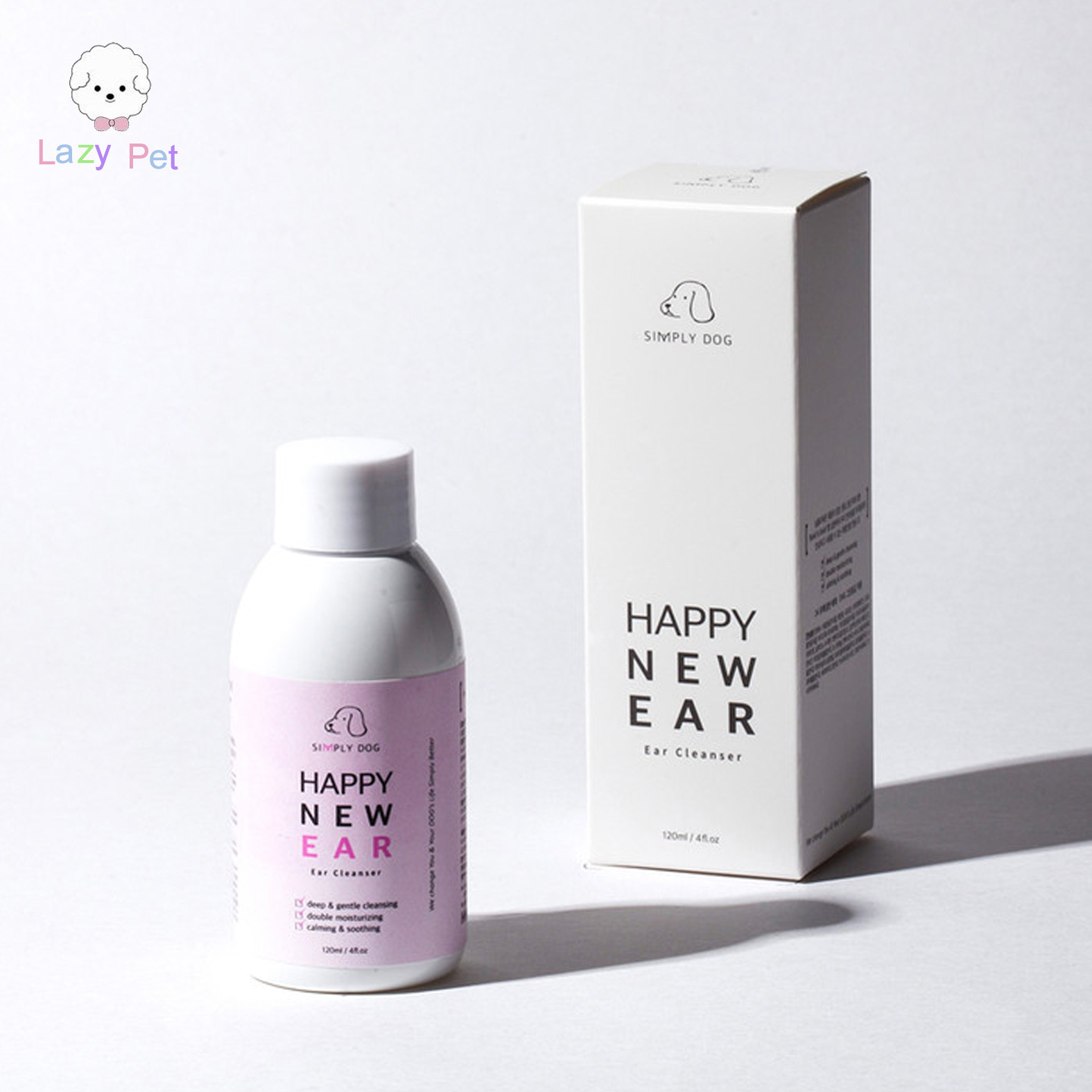 部分现货~韩国SIMPLY DOG宠物猫狗耳朵清洁温和止痒抗菌洗耳液