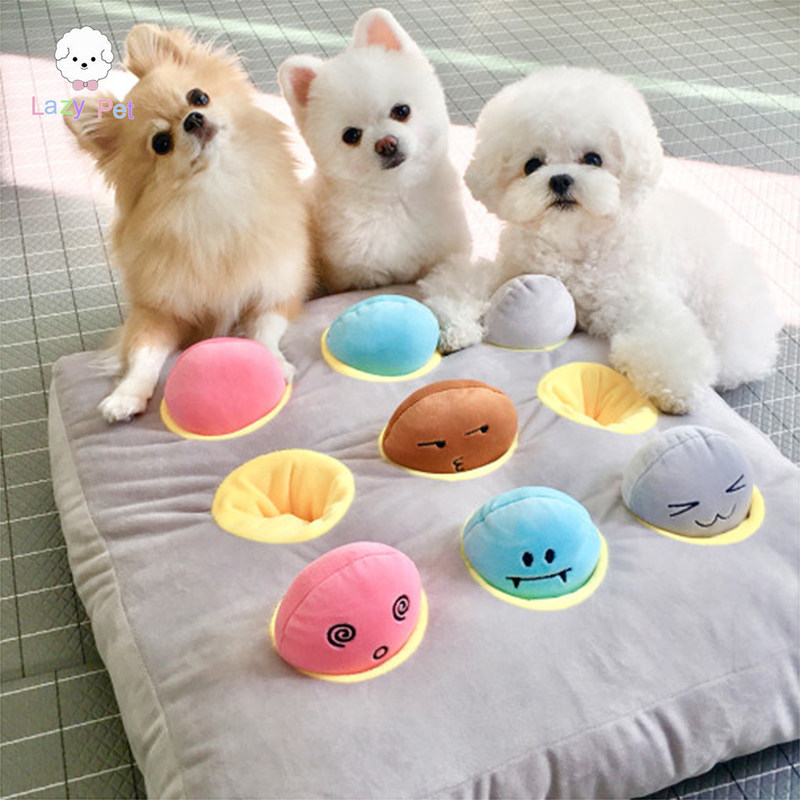 「LazyPet」韩国代购宠物猫狗可爱打地鼠搞怪鼹鼠藏食漏食玩具