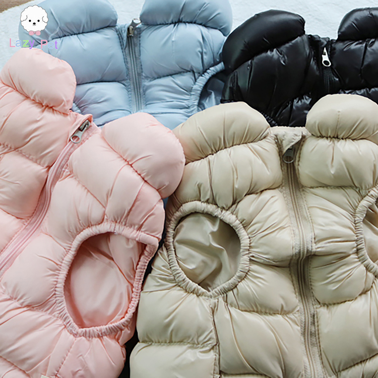 韩代宠物轻柔保暖羽绒背心外套