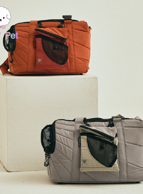 「Lazy Pet」韩国hout宠物网状透气可露头单肩手提包收纳挂包套装