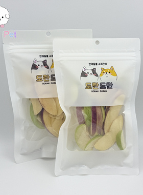 「Lazy Pet」韩国代购Doran宠物膳食纤维低脂低卡苹果冻干零食