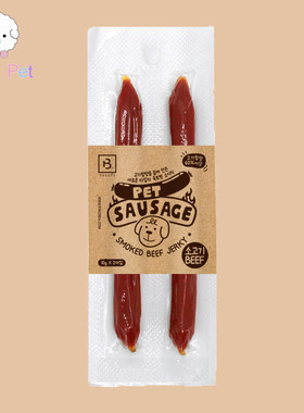 韩国正品嚼劲牛肉脯香肠零食