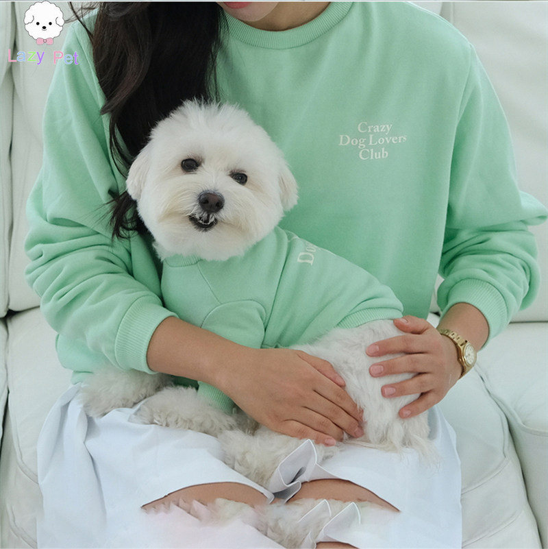 「Lazy Pet」韩国代购宠物狗狗秋冬保暖舒适休闲运动卫衣亲子装