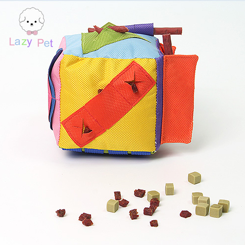 解压彩色拼接立方体藏食玩具