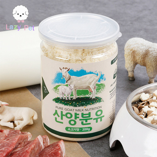韩国补钙牛肉味山羊奶粉200g猫狗