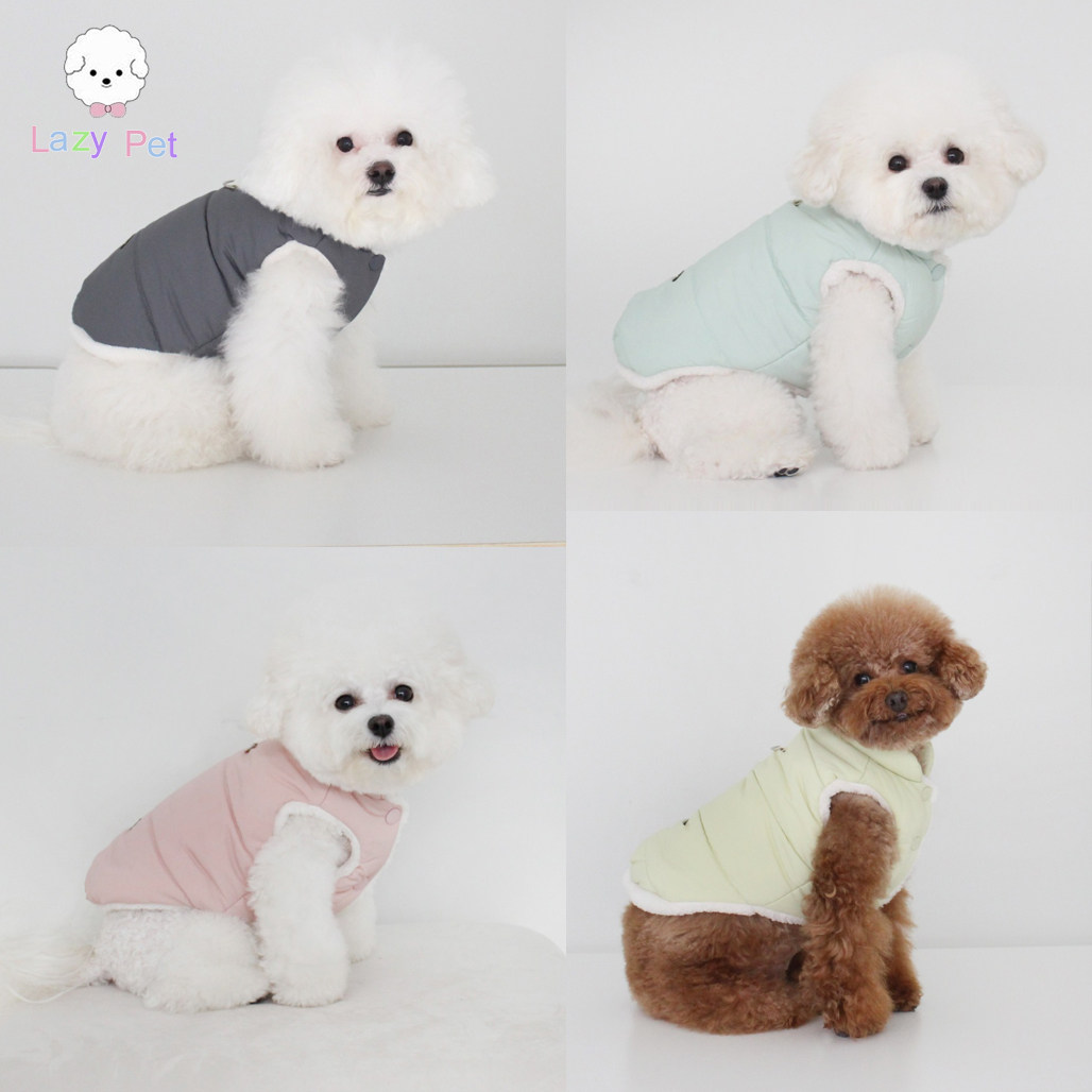 保暖防风毛绒皮革标签棉服胸背