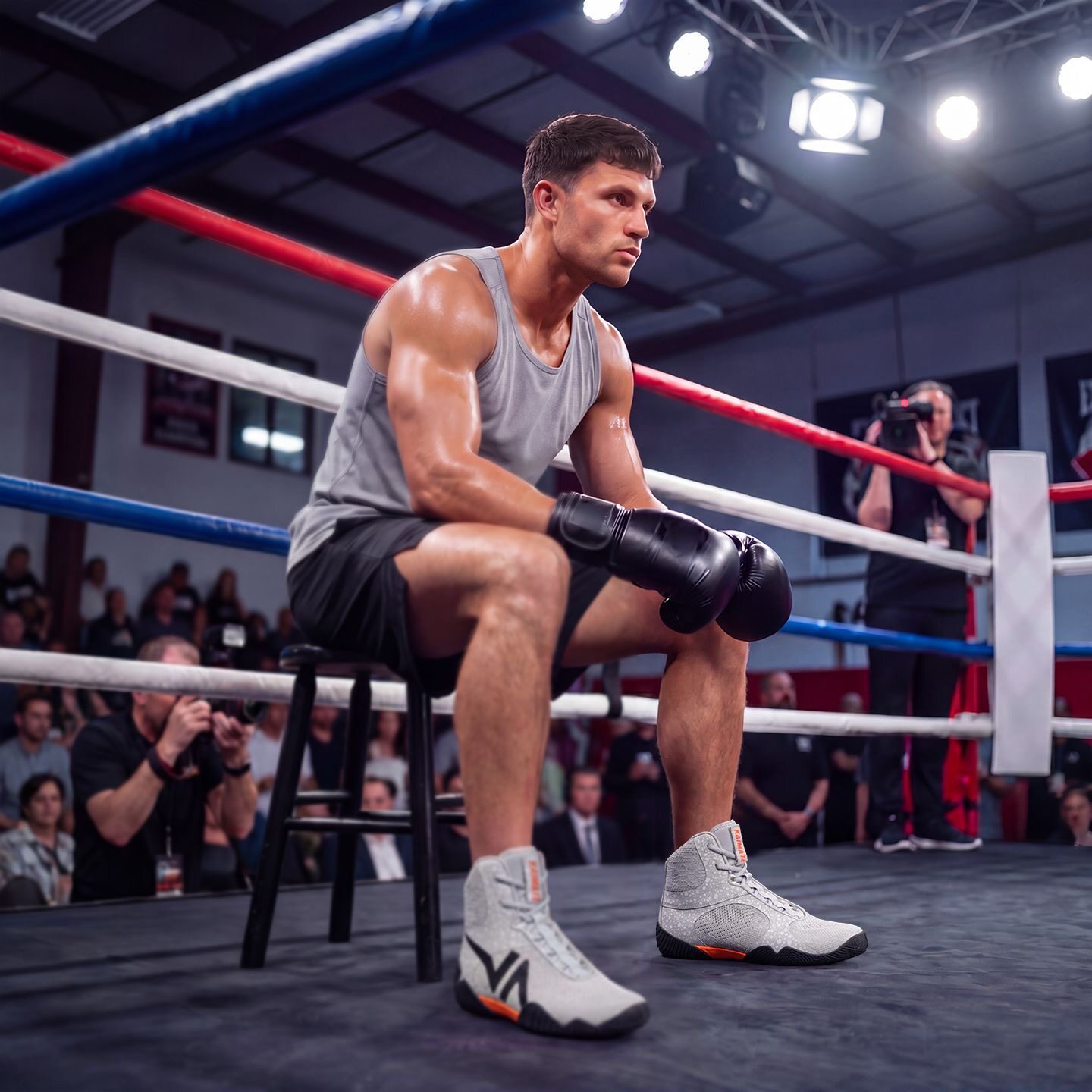 2026boxing拳击鞋男女专业中帮室内搏击深蹲训练4色尺码37-46