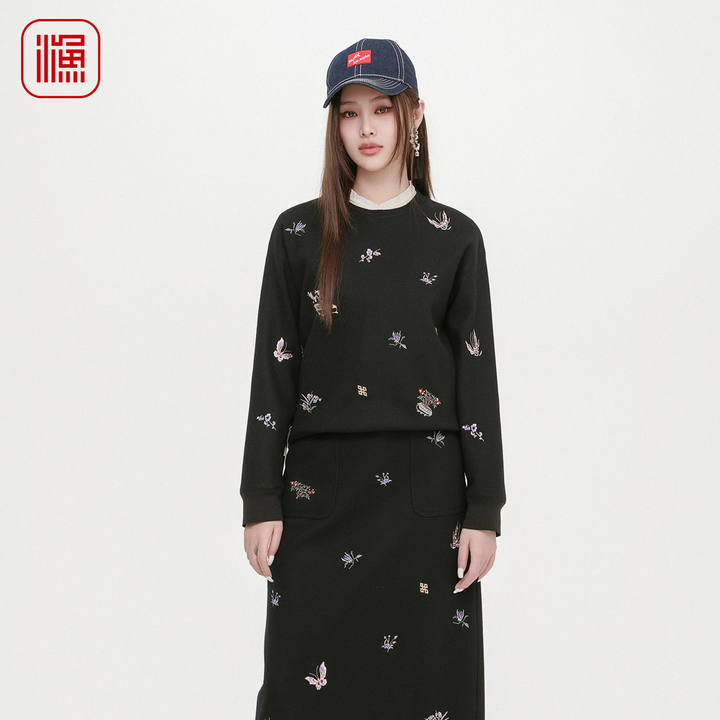 渔牌套头卫衣女2025新款