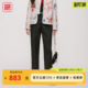 绗缝肌理保暖不臃肿冬日通勤休闲裤 渔牌2025冬装 棉裤 新中式 子 新款