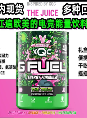 现货美国GFUEL冲剂gfuel电竞氮泵运动无糖电解质氨基酸冲粉补剂