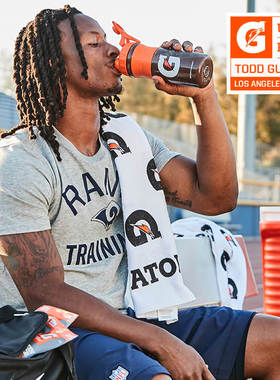 现货NFL美国进口Gatorade/佳得乐电解质运动水壶架套装能量冲剂