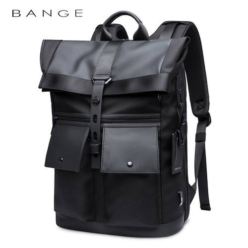 班歌背包男士高级感商务双肩包旅行大容量背包学生书包backpack