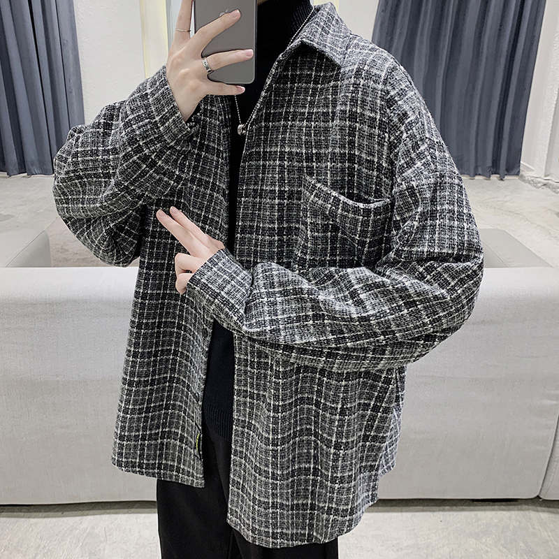 情侣装ins潮牌宽松上衣复古港风