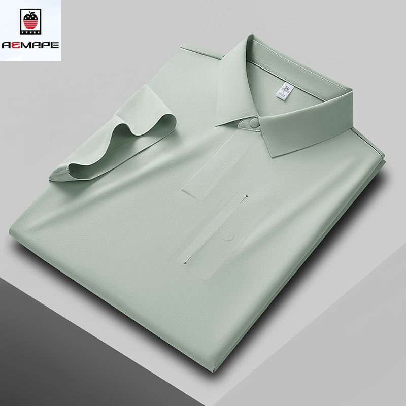 2026新款美国苹果夏季薄款短袖男 装POLO衫T恤速干透气弹力抗皱