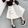 Zhao Chen Chen skirt spring clothes 2019 new pattern temperament Body A word skirt Paige letter printing The dress