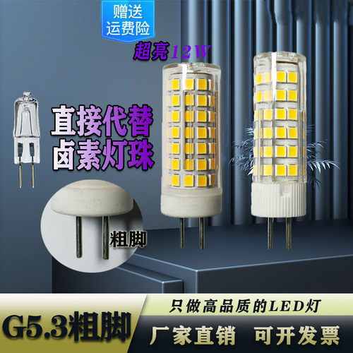 粗脚220V家用节能灯珠