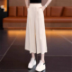 垂感宽松显瘦小个子速干裙裤 深圳南油高端女装 冰丝休闲八分阔腿裤