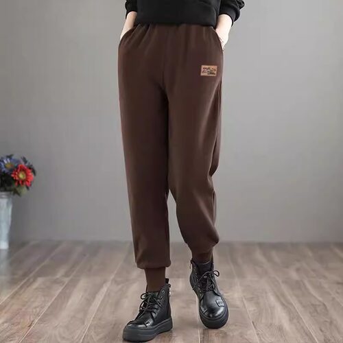 卫裤女2023秋冬新款运动裤