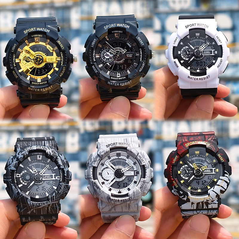 电子手表男款2026高颜值学生儿童初中高中运动防水机械只看时间