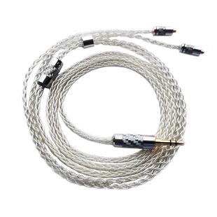 纯银耳机升级线 4.4/2.5平衡单晶银mmcx0.78se846ie80s榭兰图A2DC