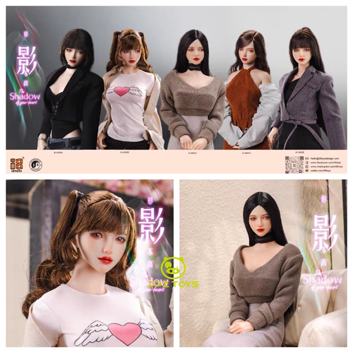 截单 I8TOYS 1/6 形影不离 影 I8-H006 可动眼头雕