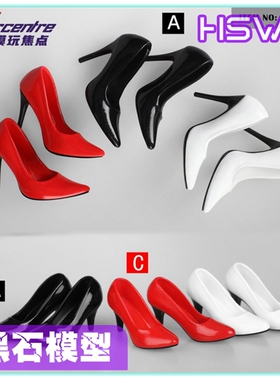 Toyscentre 模玩焦点TCT-012/013 1/6比例 女高跟鞋尖头鞋模型6款