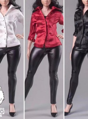 现货 1/6 艾达王高品质衬衣/皮裤 CTC-003 可配AT202粗腿素体