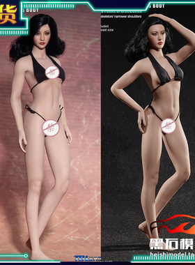 现货TBLeague 1/6兵人 S16A & S17B 无头钢骨包胶 中胸窄肩女素体