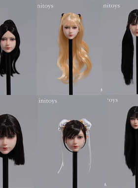 预售定金 Iminitoys 1/6女兵人 萱 M028 少女美女可动眼球头雕