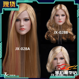现货 JXTOYS-028  1/6兵人 歌手 Avril 艾薇儿头雕 欧美美女头雕