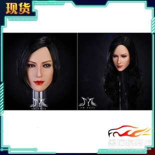 现货YMTOYS 1/6兵人偶 亚洲美女头雕 艾儿 适合TBL包胶素体 AB款