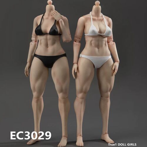 现货 True1Toys 1/6 EC3029 EC3030 肌肉腿 关节可动女素体