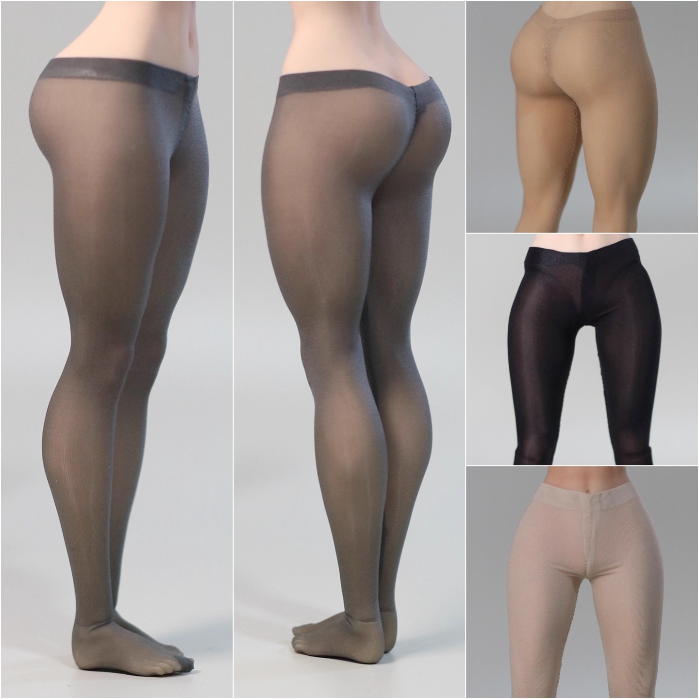 现货 DMTOYS 1/6女兵人超薄易勾丝裤袜 适配火舞春丽可动人偶配件